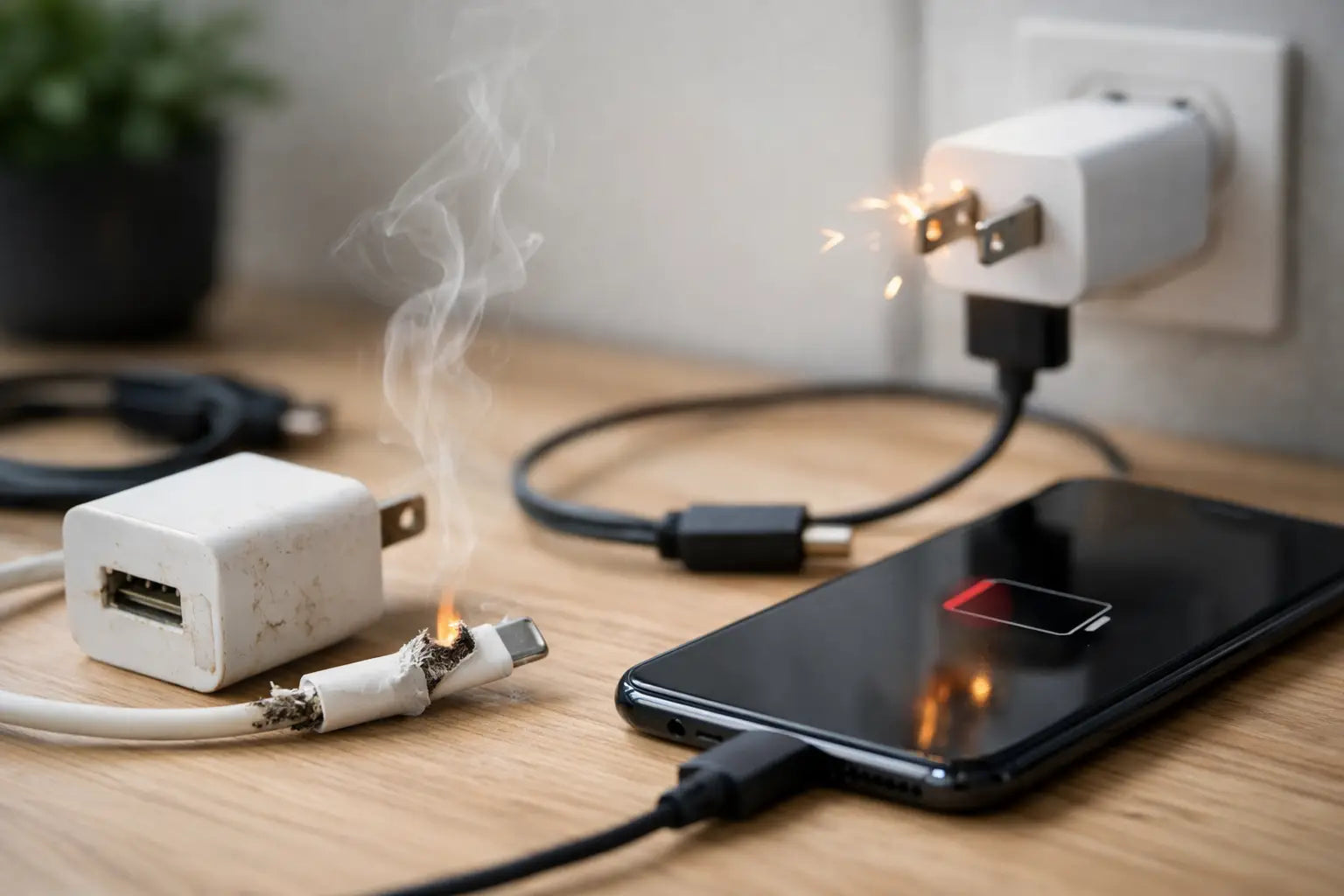 4 tegn på dårlig mobiloplader du bør kende