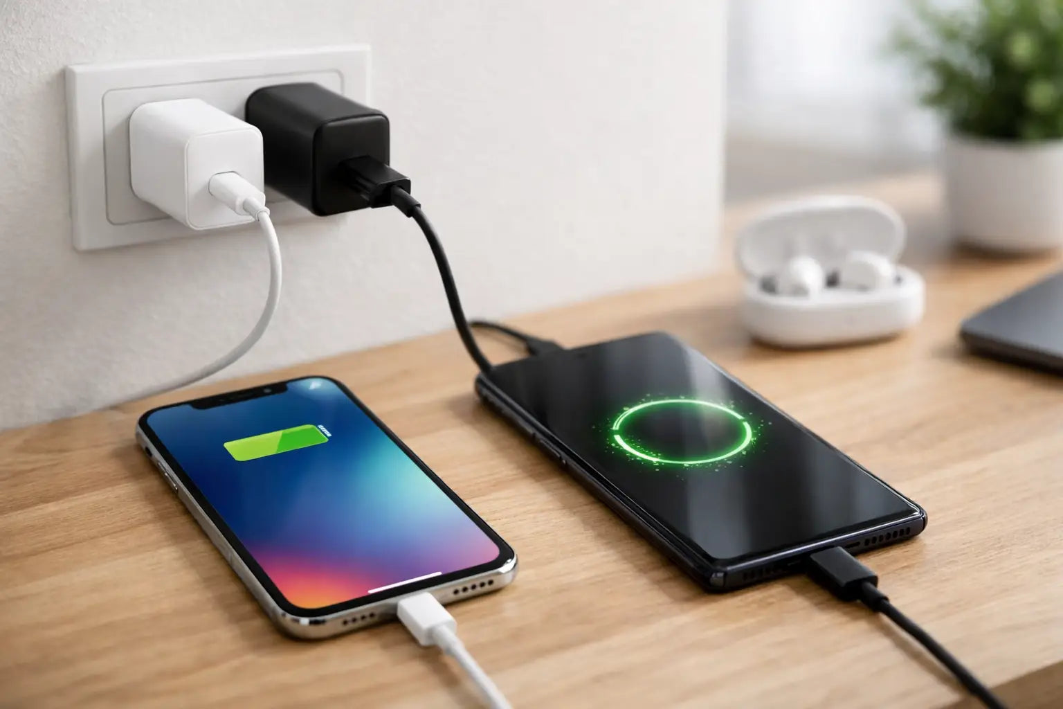 Sådan vælger du hurtigoplader til iPhone eller Samsung