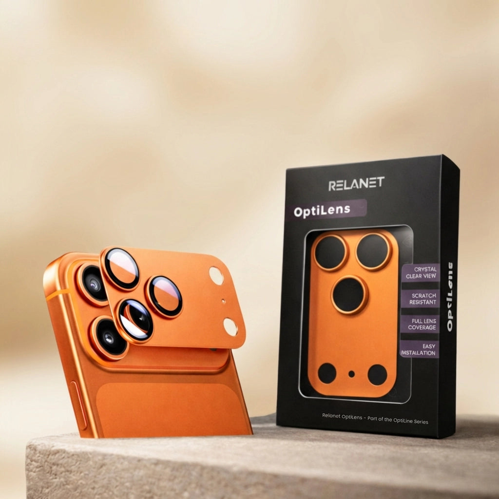OptiLens™ Kamera beskyttelse til iPhone 17 Pro