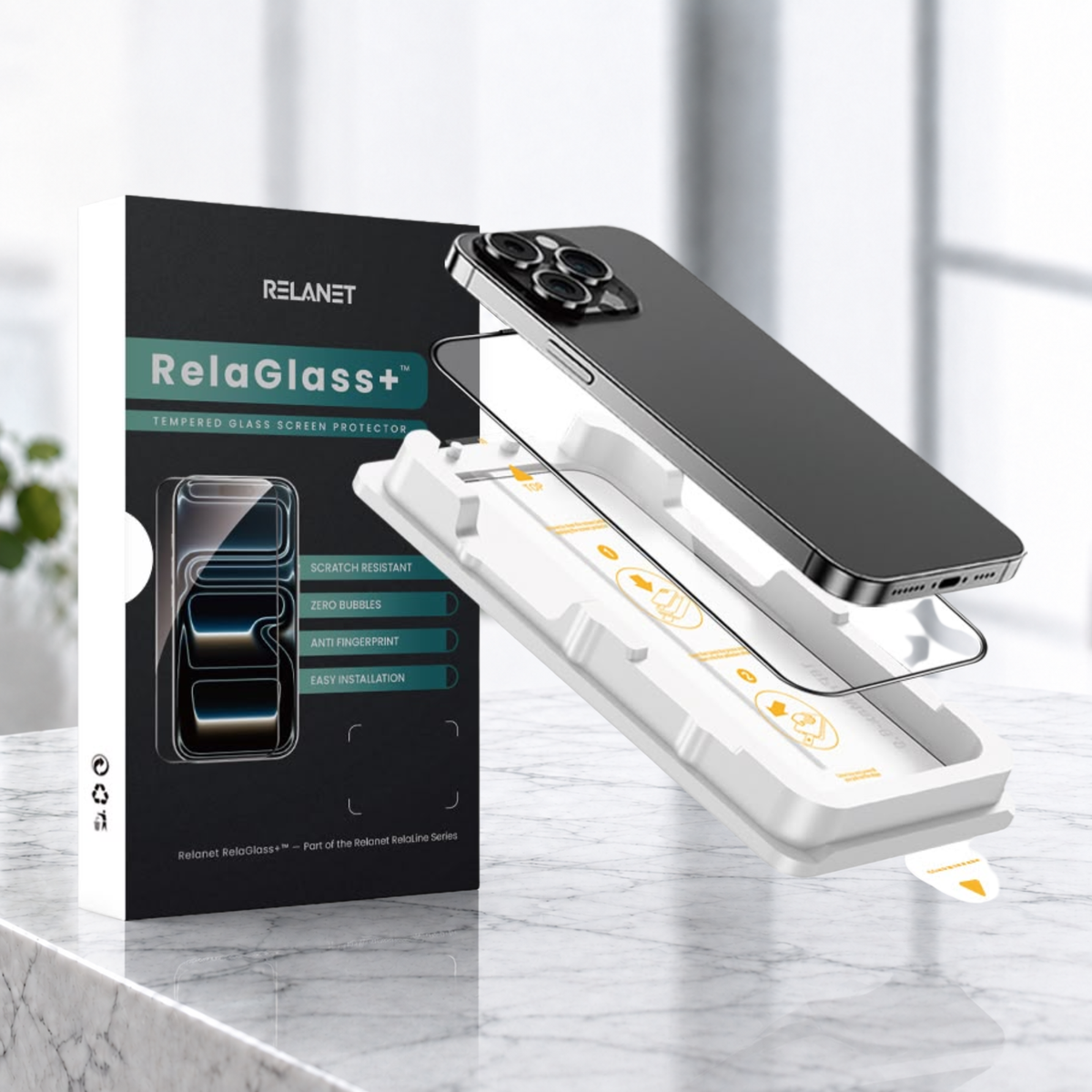 RelaGlass+™ Skærmbeskyttelse til iPhone 13