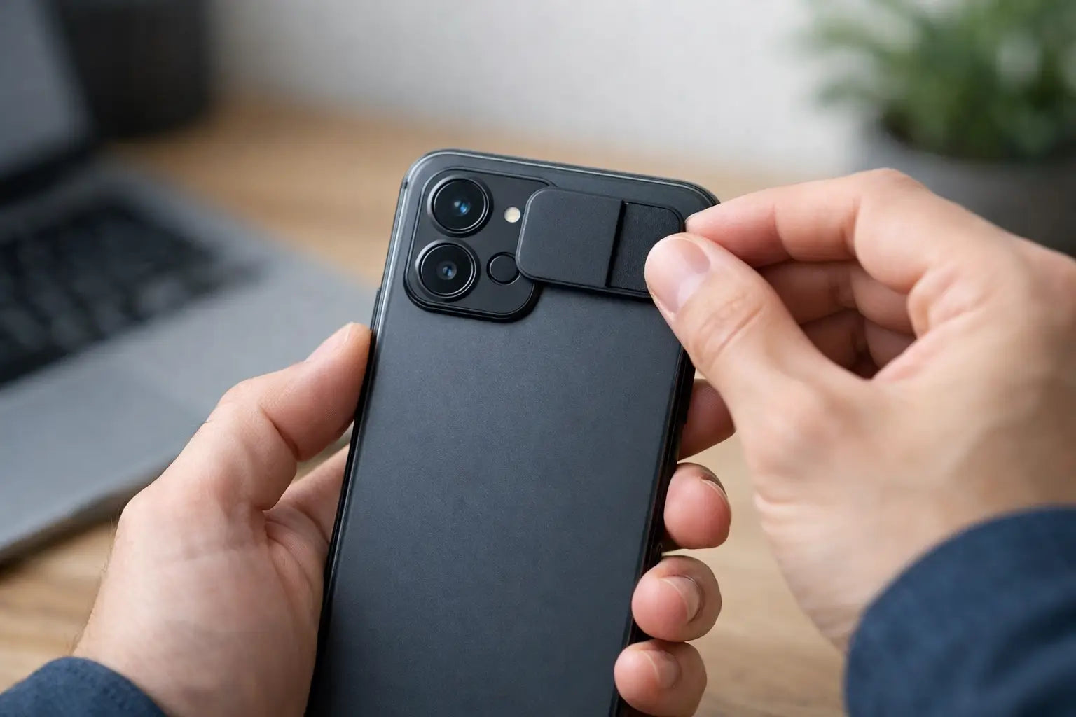 Sådan beskytter du mobilkameraet diskret