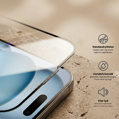 RelaGlass+™ Skærmbeskyttelse til iPhone 15 Pro