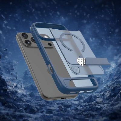 Assembly-billede af Relanet OptiCase cover, der viser coverets opbygning og dele.