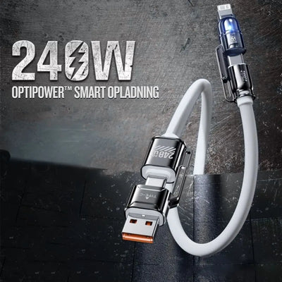 Relanet OptiPower™ leverer hurtig og afbalanceret 30W opladning til flere enheder