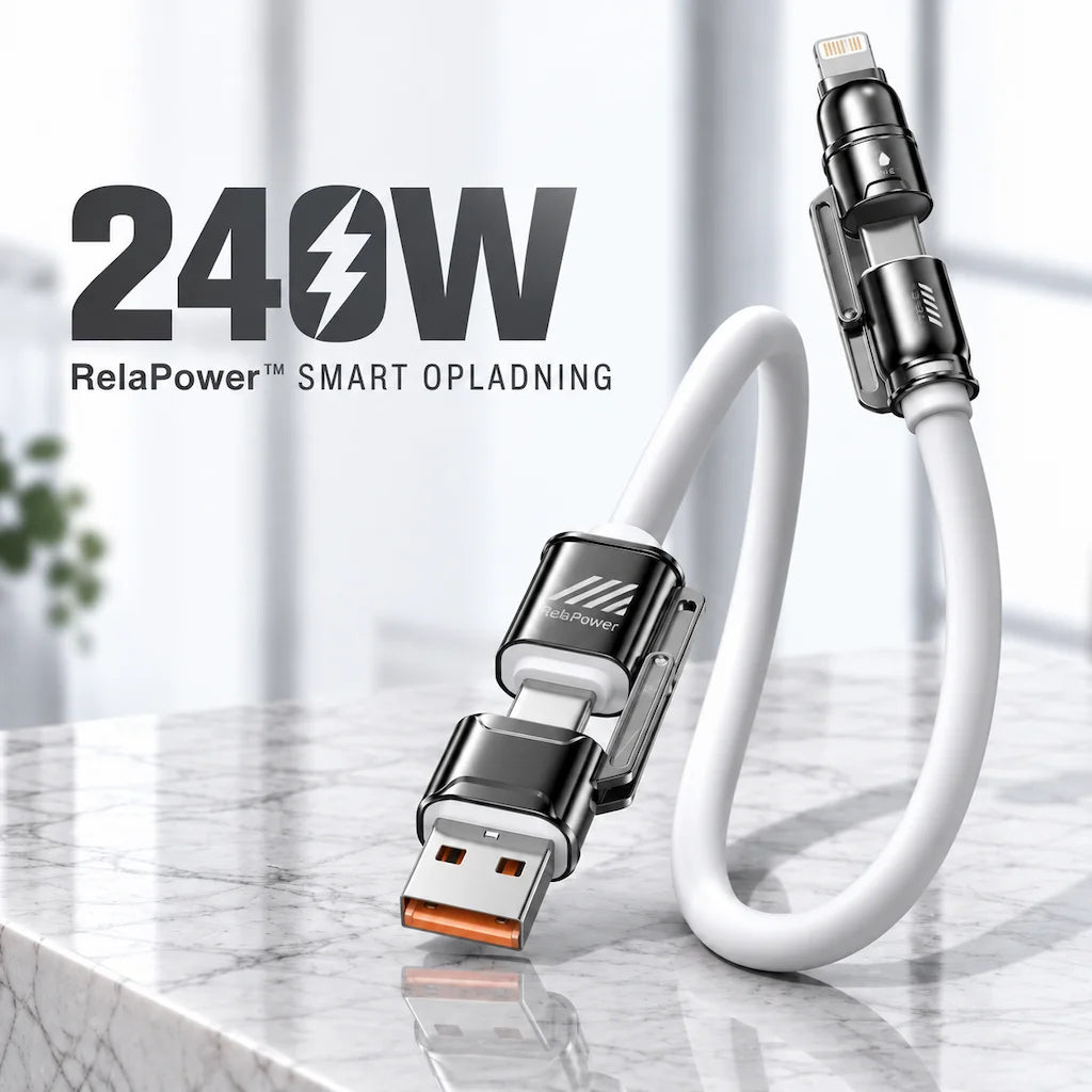 RelaCable™ 240W 4-i-1 Kabel